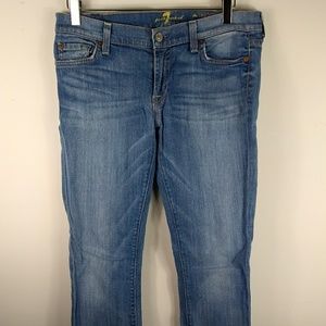 7 For all Mankind the Skinny Crop and Roll Mid 28
